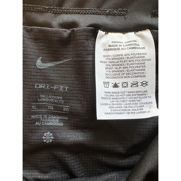 Nike Trail Lava Loops Dri-FIT Running 1/2 Length Tights Shorts Black Men’s XL - Picture 10 of 11